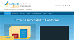 Desktop Screenshot of commoncore.standardsplus.org